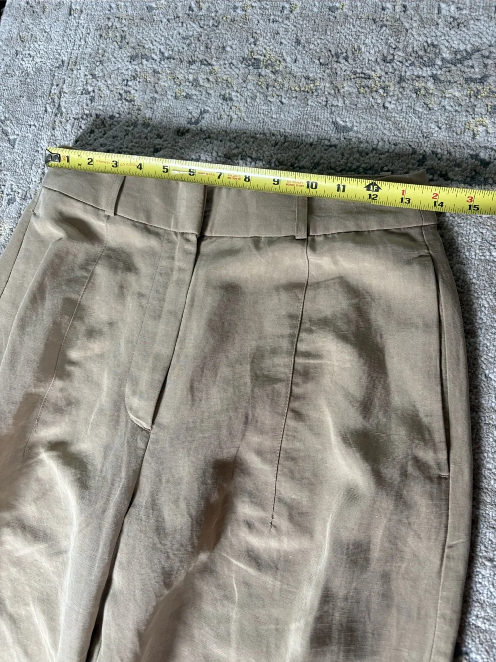 Banana Republic Tencel Linen Barrel Leg Pant